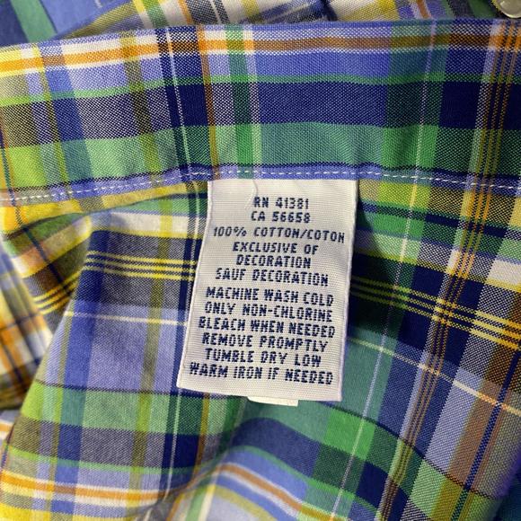 Ralph Lauren button down plaid - Picture 7 of 9